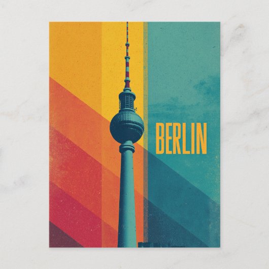 Berlin vintage  briefkaart (Voorkant)