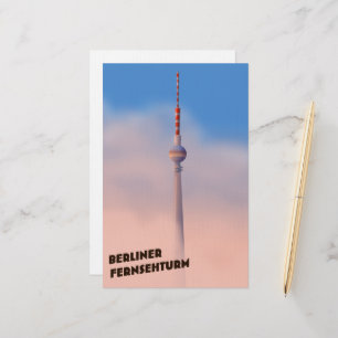 Berliner Fernsehturm, Berlijnse televisietoren Briefpapier