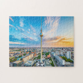 Berliner Fernsehturm Germany Jigzaag Puzzle Legpuzzel