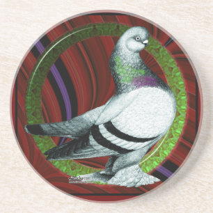 Berliner Pigeon Cirkel Zandsteen Onderzetter