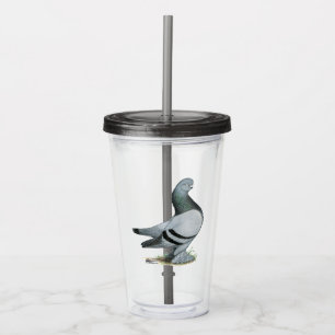 Berliner Tumbler Pigeon Blue Bar Acryl Drinkbeker
