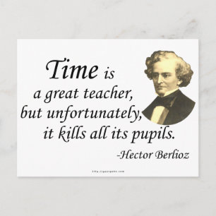 Berlioz op tijd briefkaart