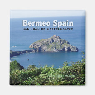 Bermeo Spain Gaztelugatxe Travel Souvenir Magnet Magneet