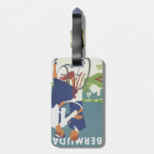 Bermuda Bagagelabel (Achterkant verticaal)