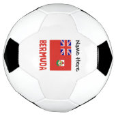 Bermuda Bermudaanse vlag gepersonaliseerd Voetbal (Gedraaid)
