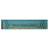 Bermuda Blue Green Waters Naambordje (Voorkant)