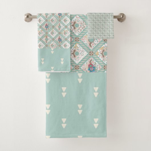 Bermuda Blue Pearl Bad Handdoek (Insitu)