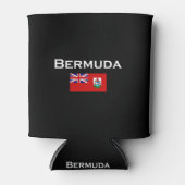 Bermuda Country Flag Dark Color Blikjeskoeler (Voorkant)