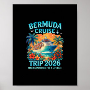 Bermuda Cruise Ship Reis 2026 Cruises Naar Bermuda Poster