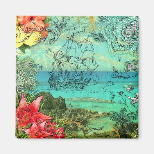 Bermuda, de Zee Venture Magnet Magneet (Voorkant)