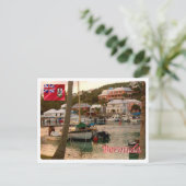 Bermuda - dorp Flatts - Briefkaart (Staand voorkant)