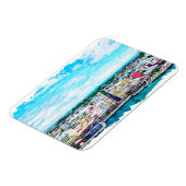 Bermuda Eilanden Vintage Travel Magneet (Linkerzijde)