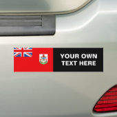 Bermuda Flag Bumpersticker (Op auto)