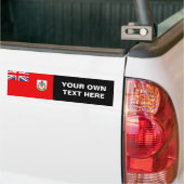 Bermuda Flag Bumpersticker (Op Truck)