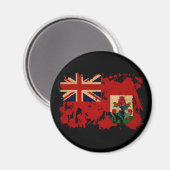 Bermuda Flag Magneet (Voorkant / Achterkant)