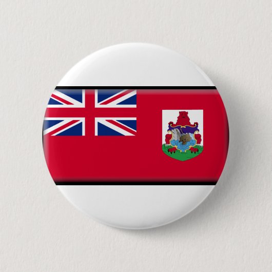 Bermuda Flag Ronde Button 5,7 Cm (Voorkant)