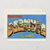 Bermuda Groeten Ansichtkaart Briefkaart (Voorkant / Achterkant)