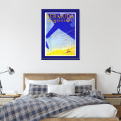 Bermuda in 5 uur - M Canvas Afdruk (Insitu (Slaapkamer))
