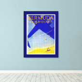 Bermuda in 5 uur - M Canvas Afdruk (Insitu (Houten vloer))