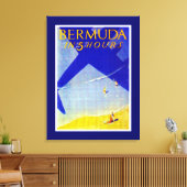Bermuda in 5 uur - M Canvas Afdruk (Insitu (Woonkamer))