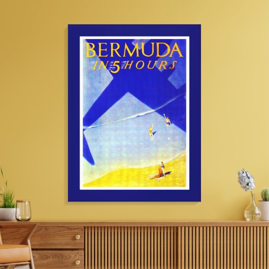 Bermuda in 5 uur - M Canvas Afdruk (Insitu (Woonkamer))