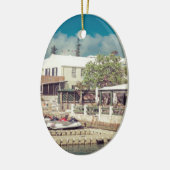 Bermuda Jet ski Keramisch Ornament (Links)