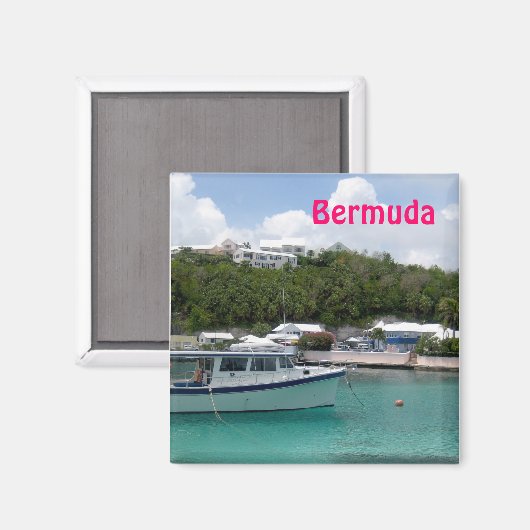 Bermuda magneet (Voorkant / Achterkant)