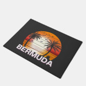 Bermuda  Palm Trees Summer Beach Deurmat (Schuin)