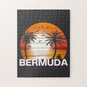 Bermuda Palm Trees Summer Beach Legpuzzel