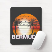 Bermuda  Palm Trees Summer Beach Muismat (Met muis)
