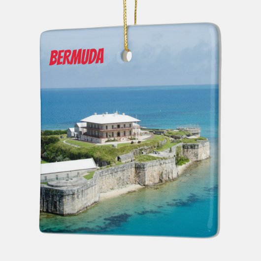 Bermuda Panoramic Kerstmis Ornament (Links)