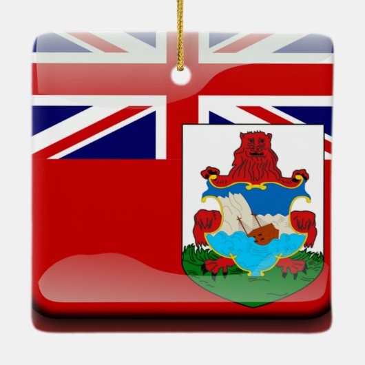 Bermuda Panoramic Kerstmis Ornament (Achterkant)