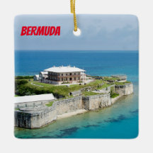 Bermuda Panoramic Kerstmis Ornament