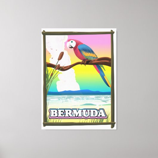 Bermuda Paradijs. Canvas Afdruk (Voorkant)