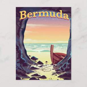 Bermuda Piraten Grot reisposter Briefkaart