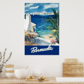 Bermuda-reisposter Poster (Keuken)