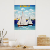 Bermuda Retro Poster (Keuken)