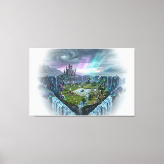 Bermuda Rhombus: The Hidden Sanctuary Canvas Afdruk