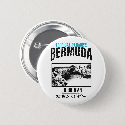 Bermuda Ronde Button 5,7 Cm (Voorkant /achterkant)