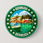 Bermuda Ronde Button 7,6 Cm (Voorkant)