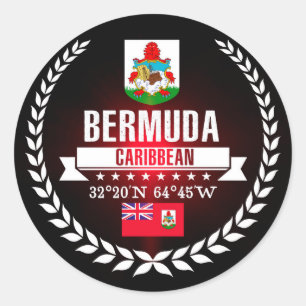 Bermuda Ronde Sticker