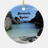Bermuda, rotsen! keramisch ornament (Achterkant)