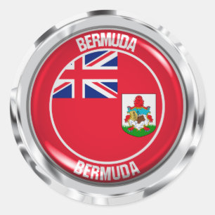 Bermuda Round Emblem Ronde Sticker
