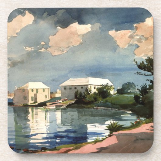 Bermuda, Salt Kettle kunstwerk Onderzetter (Voorkant)