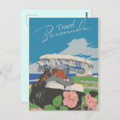 Bermuda Travel Briefkaart (Voorkant / Achterkant)