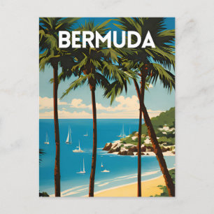 Bermuda Travel Poster Briefkaart