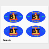BERMUDA-TRIANGELE stickers (4) (Vel)
