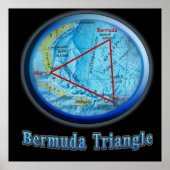 Bermuda Triangle art Poster (Voorkant)