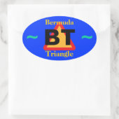 BERMUDA TRIANGLE autocollants (4) (Sac)
