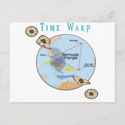 Bermuda Triangle Briefkaart (Voorkant)